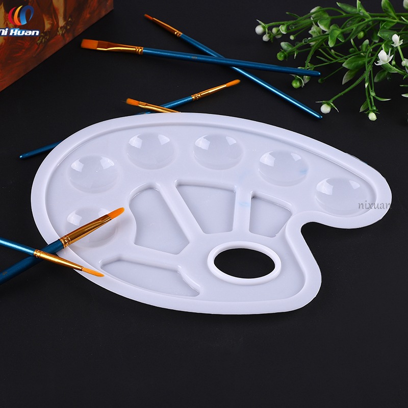 Color plastic palette butterfly children's palette utensils paint painting tray art painting supplies Color plastic palette butterfly children's palette utensils paint painting tray art painting supplies