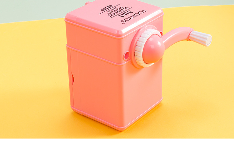 Dongyang Stationery 8402 Creative function 3 in 1 Office Student computer hand pencil sharpener pencil sharpener machine Dongyang Stationery 8402 Creative function 3 in 1 Office Student computer hand pencil sharpener pencil sharpener machine