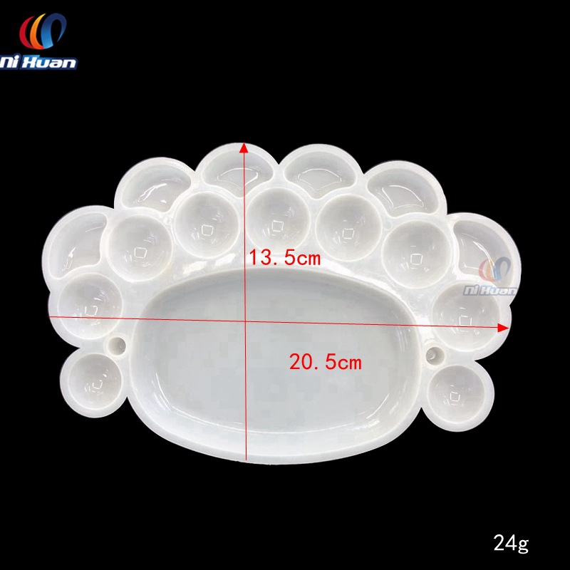 Plastic palette for children's paintings paint palette art DIY palette of various styles Plastic palette for children's paintings paint palette art DIY palette of various styles