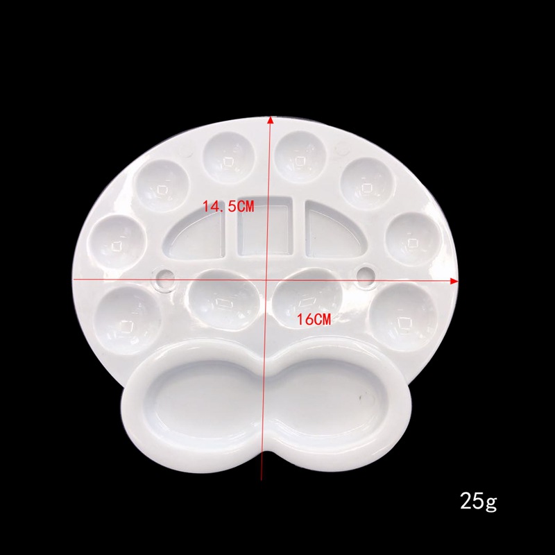 Plastic palette for children's paintings paint palette art DIY palette of various styles Plastic palette for children's paintings paint palette art DIY palette of various styles