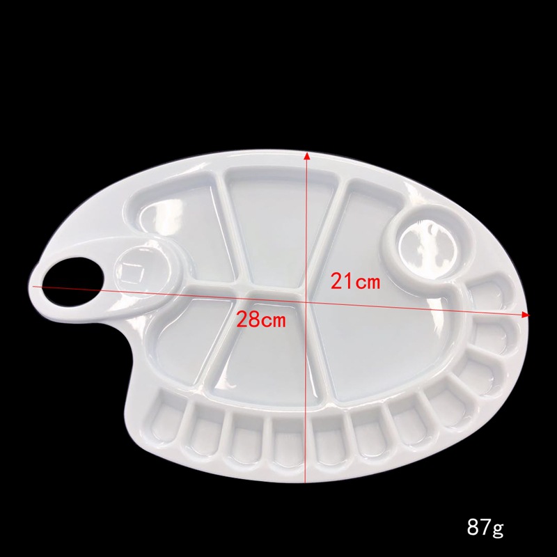 Plastic palette for children's paintings paint palette art DIY palette of various styles Plastic palette for children's paintings paint palette art DIY palette of various styles