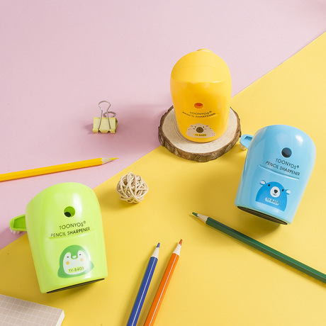 Dongyang Dy-8409 Simple and lovely Cartoon Student Stationery Automatic Pencil Sharpener