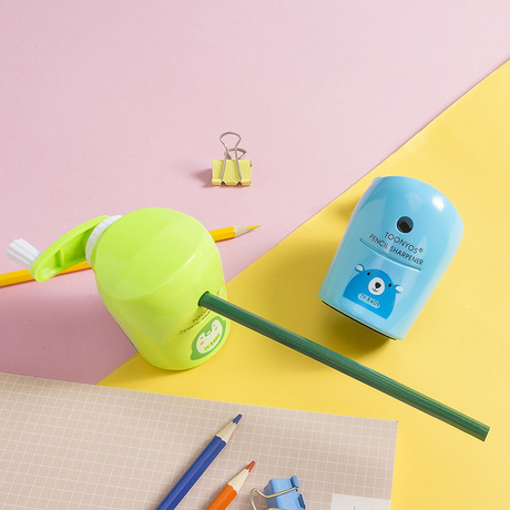 Dongyang Dy-8409 Simple and lovely Cartoon Student Stationery Automatic Pencil Sharpener