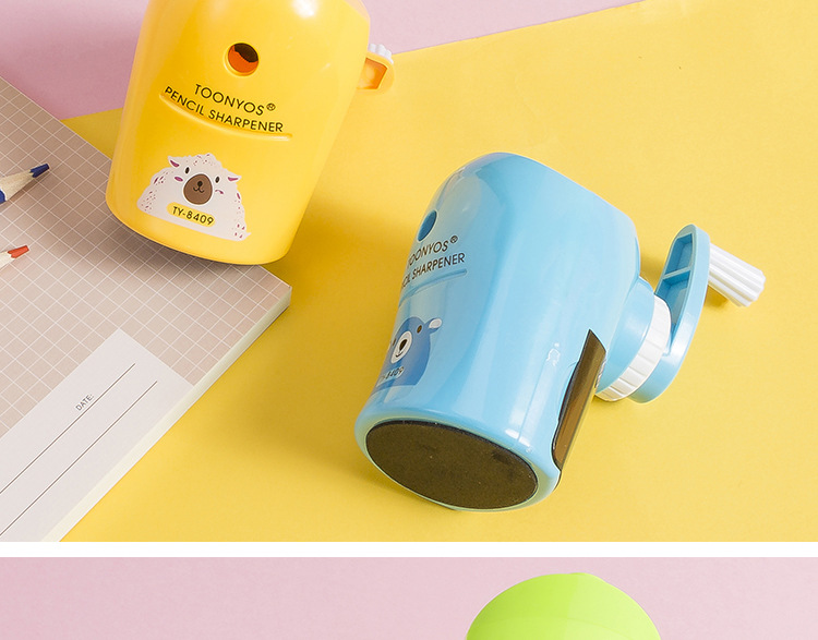 Dongyang Dy-8409 Simple and lovely Cartoon Student Stationery Automatic Pencil Sharpener Dongyang Dy-8409 Simple and lovely Cartoon Student Stationery Automatic Pencil Sharpener