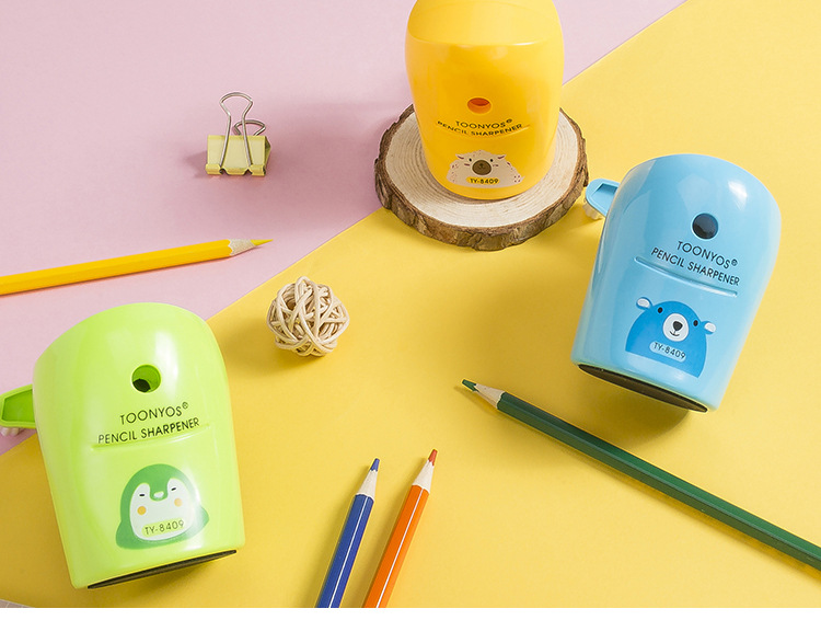 Dongyang Dy-8409 Simple and lovely Cartoon Student Stationery Automatic Pencil Sharpener Dongyang Dy-8409 Simple and lovely Cartoon Student Stationery Automatic Pencil Sharpener