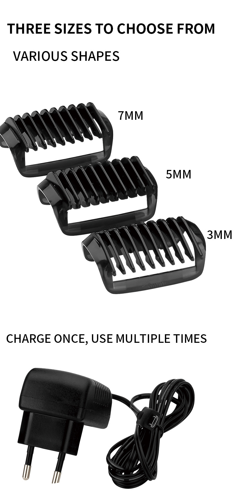DSP Electric Shaving Kit Reciprocating Replaceable Washable Blade Rechargeable Men's Shaver European Standard DSP Electric Shaving Kit Reciprocating Replaceable Washable Blade Rechargeable Men's Shaver European Standard