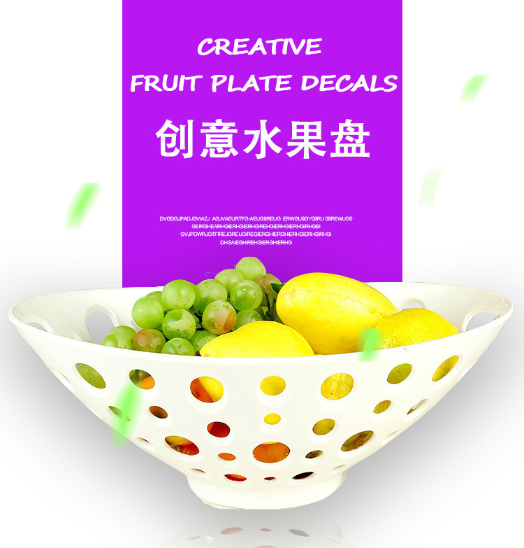 Creative Tableware tableware paints tray hollow fruit manufacturer wholesale at the same time