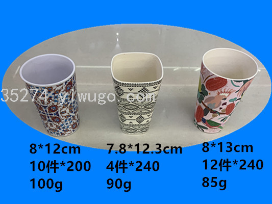 Melamine Tableware Melamine Stock Spot Melamine Dish Melamine Bowl Amine Cup Running Rivers and Lakes Stall Hot Sale