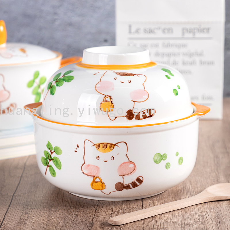 Cartoon Tableware Children's Bowl Cartoon Plate Children's Tray Chinese Tableware Tableware
