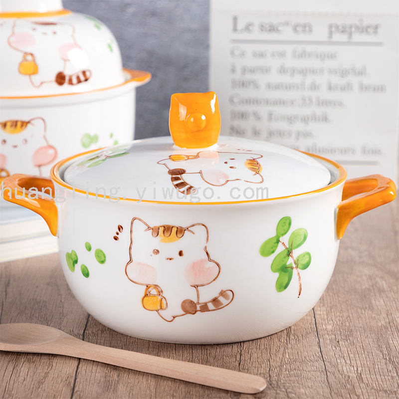 Cartoon Tableware Children's Bowl Cartoon Plate Children's Tray Chinese Tableware Tableware