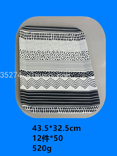 Factory Direct Sales Melamine Tableware Melamine Tray Melamine Dish Large Quantity in Stock in Yiwu