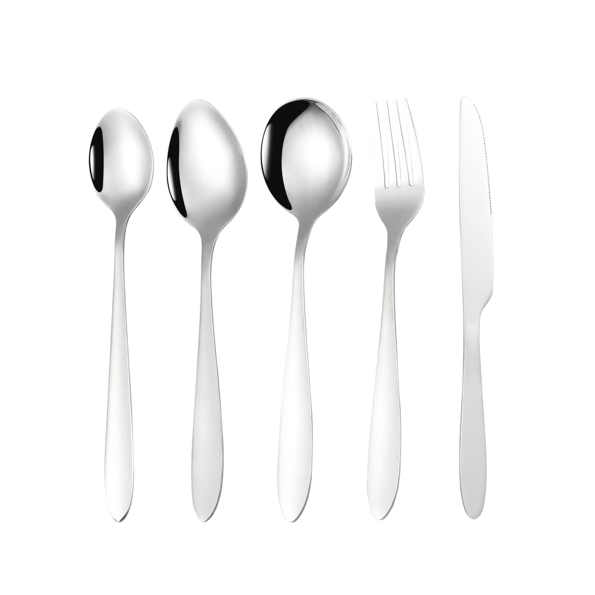 Stainless Steel Knife, Fork And Spoon Tableware Set Factory Wholesale Direct Supply Bare Hotel Western Style Steak Knife And Fork Long Spoon