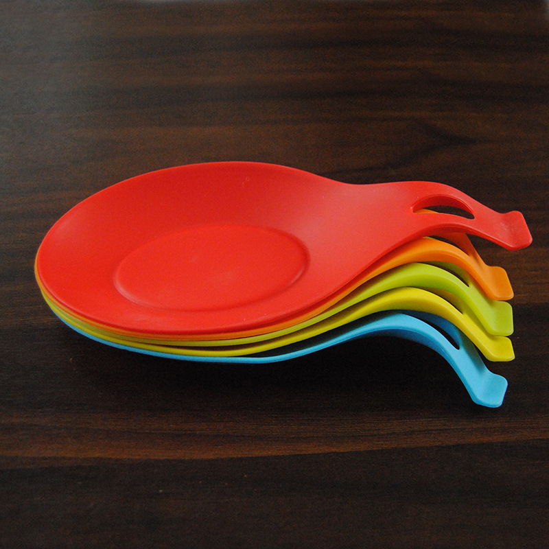 Small Silicone Tableware Spoon Pad Thickened Spoon Holder Spoon Pad Ladel Kitchenware Pad Holder Small Silicone Tableware Spoon Pad Thickened Spoon Holder Spoon Pad Ladel Kitchenware Pad Holder