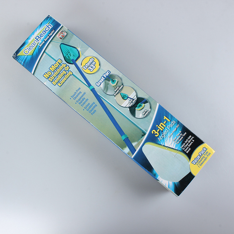 Clean Reach No Dead Angle Mop Sponge Mop Triangle Mop TV MOP 3 in 1 Mop