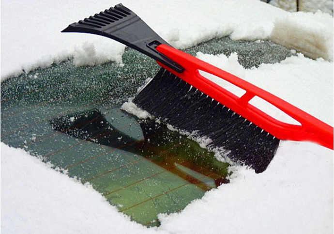 The car clean snow good helper EVA sponge brush handle combo snow shovel