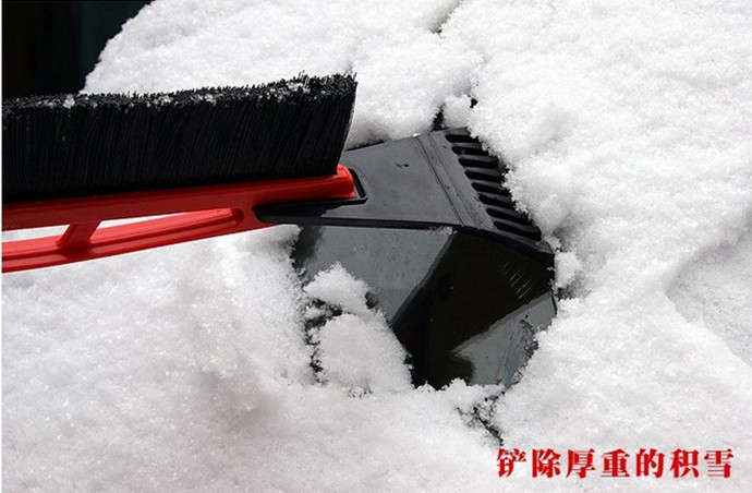 The car clean snow good helper EVA sponge brush handle combo snow shovel