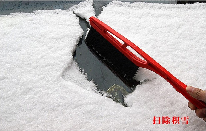 The car clean snow good helper EVA sponge brush handle combo snow shovel