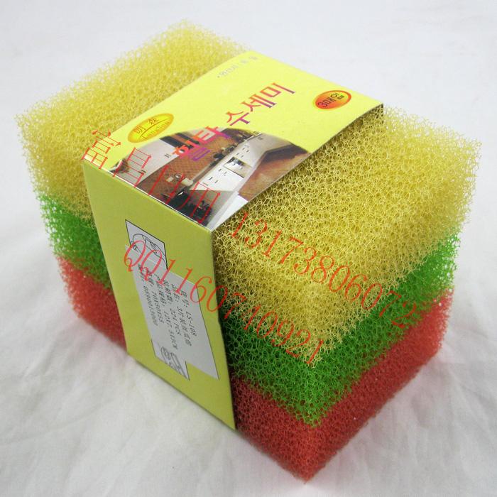 Nano-silicon carbide descaling clean kitchen with pot magic erasure Coke stains sand sponge