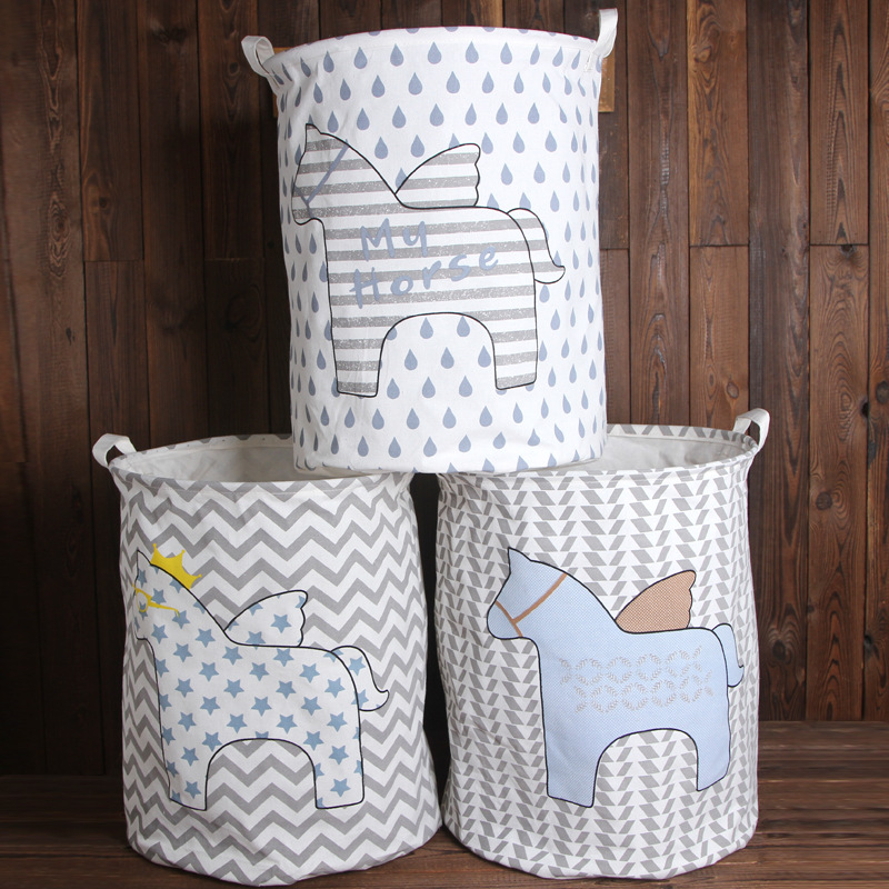 Cotton and Linen Oversized Storage Basket Laundry Basket Folding Dirty Laundry Waterproof Toy Sundries Container Fabric Home Laundry Baskets Cotton and Linen Oversized Storage Basket Laundry Basket Folding Dirty Laundry Waterproof Toy Sundries Container Fabric Home Laundry Baskets