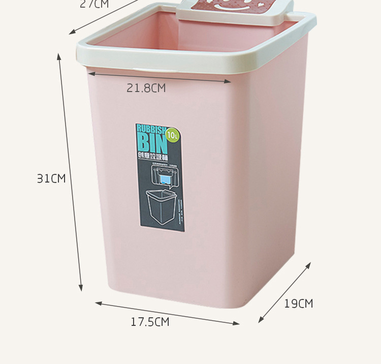 Manufacturers direct new household kitchen trash bins to create accidental trash bag storage tanks large capacity basket baskets