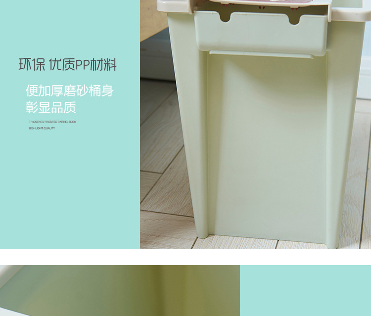 Manufacturers direct new household kitchen trash bins to create accidental trash bag storage tanks large capacity basket baskets
