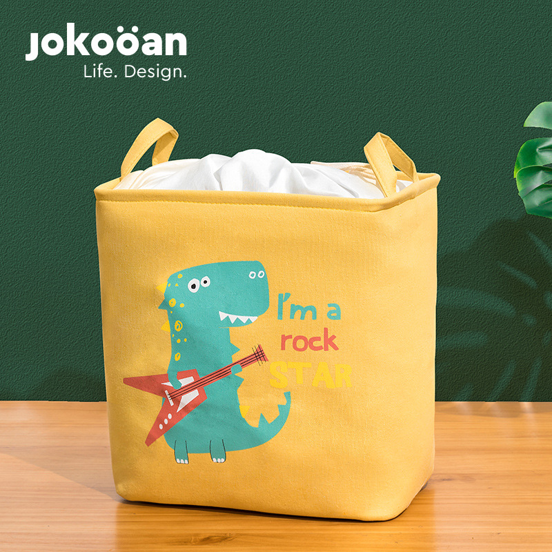 Children&#039;s Toy Storage Box Baskets Large Capacity Cartoon Cloth Clothes Storage Fantastic Ins Quilt Storage Organization Bag