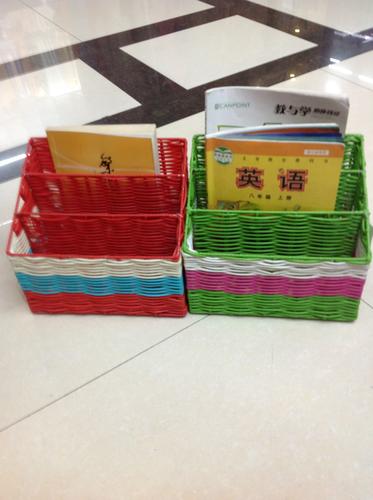 PP plastic tubes woven shelf tubes by hand woven baskets storage baskets woven baskets handmade