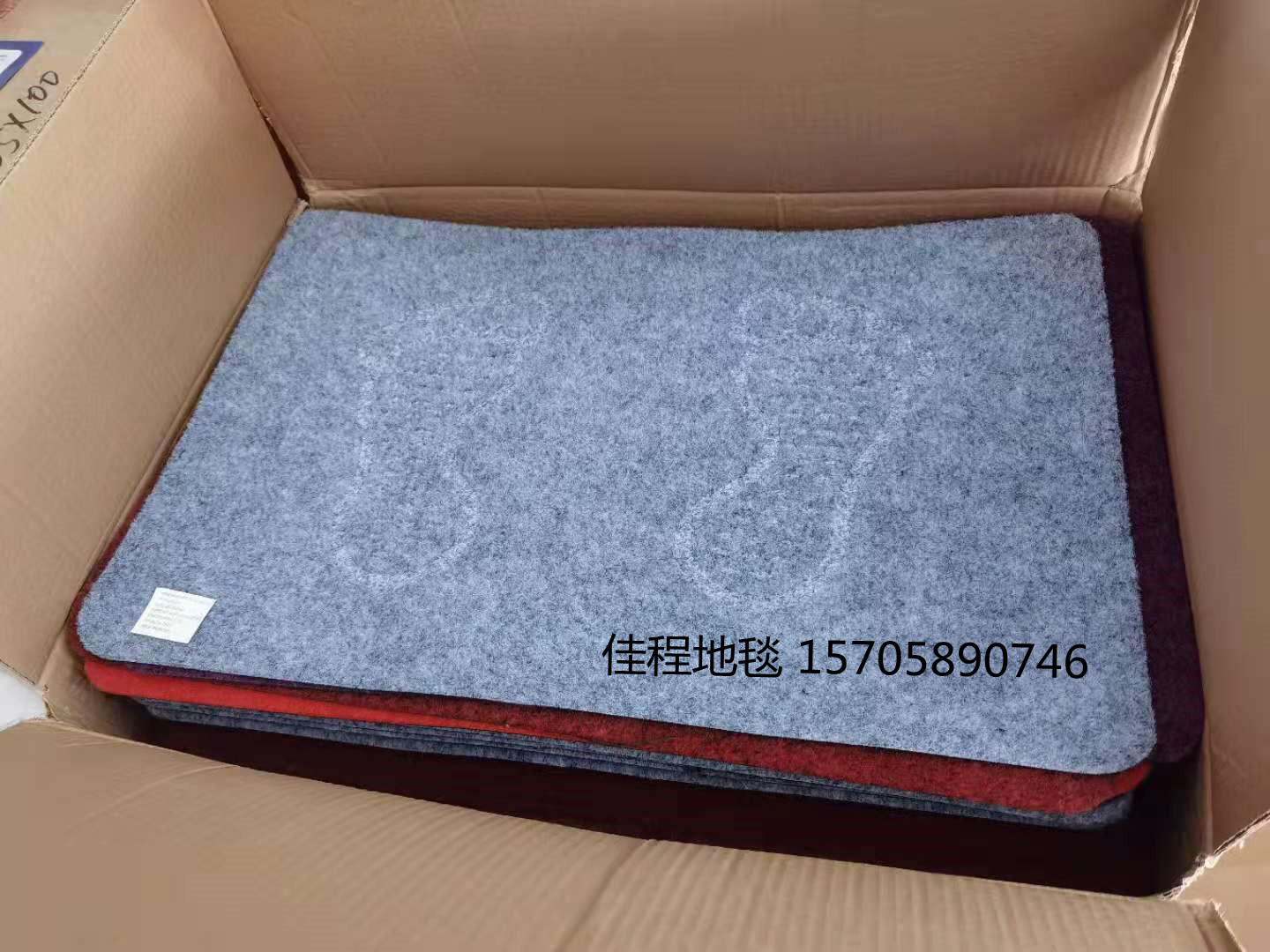 Brushed Foot Mat Absorbent Non-Slip Foot Mat Double Foot Mat Plain  Mat Doormat Carpet Polyester Carpet Foreign Trade