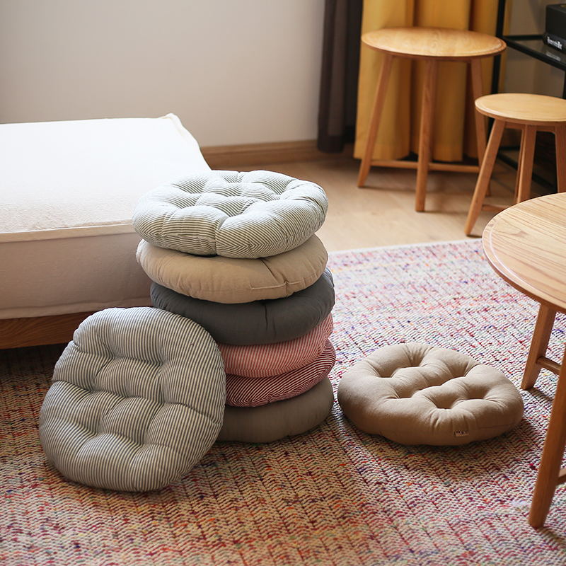 Student&#039;s Chair Bedroom Floor Cushion Tatami Thick round Small Cushion Chair Cushion Carpet Rattan Chair Seat Cushion