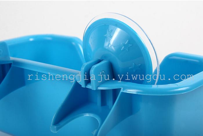 Ultra high vacuum strong suction cup storage baskets bathroom racks of plastic debris boxes RS-5550