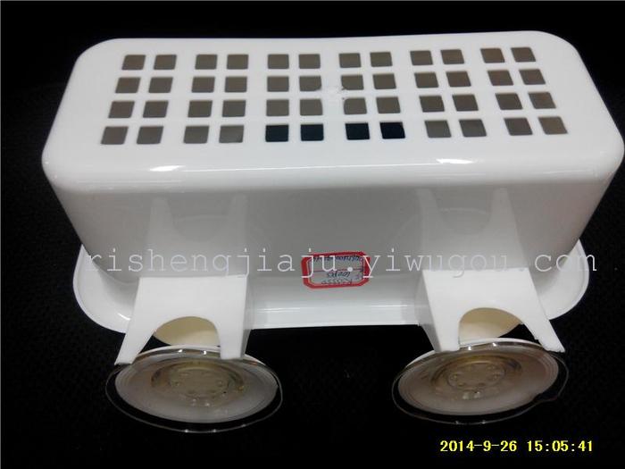 Ultra high vacuum strong suction cup storage baskets bathroom racks of plastic debris boxes RS-5550