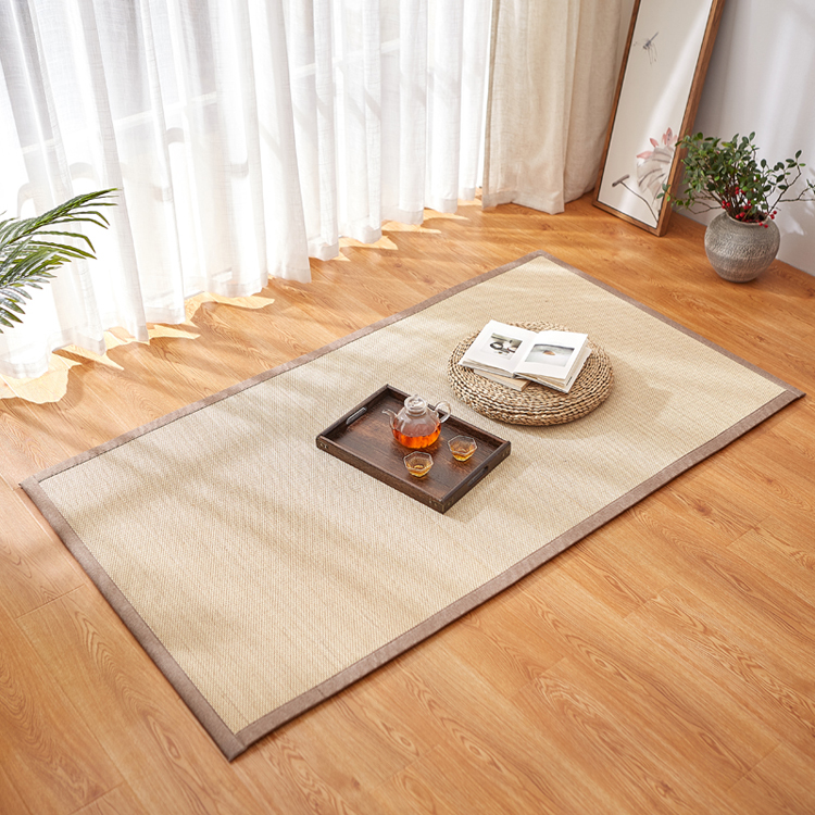 Customized Japanese Style Bamboo Mat Tatami Mat Window Cushion Bedroom Living Room Balcony Mat Bamboo Carpet Straw Mattress Ledge Cushion