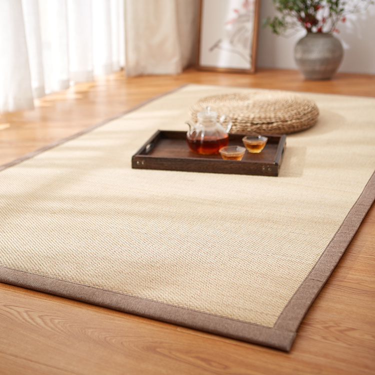Customized Japanese Style Bamboo Mat Tatami Mat Window Cushion Bedroom Living Room Balcony Mat Bamboo Carpet Straw Mattress Ledge Cushion