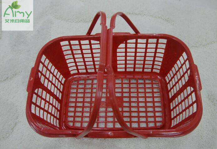 5 kg plastic storage baskets fruit baskets square basket of Red Bayberry 27.5*20.2*11.5