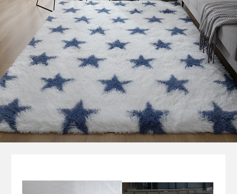Carpet Living Room Bedside Post-Modern Variegated Rectangular Wall-to-Wall Carpeting Bedside Room Modern Minimalist Floor Mat Carpet Living Room Bedside Post-Modern Variegated Rectangular Wall-to-Wall Carpeting Bedside Room Modern Minimalist Floor Mat