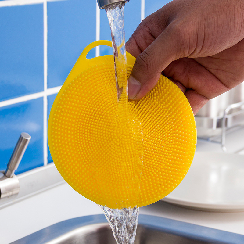Fabulous Dish Washing Product Silicone Multi-Functional Kitchen Cleaning Brush Dish Brush Brush Not Contaminated with Oil Pot Scouring Pad Brush Plate Rag