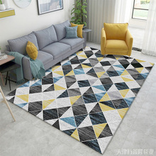 3D Printing Rectangular Carpet Nordic Geometric Door Mat Bedroom Bedside Blanket Custom Door Mat