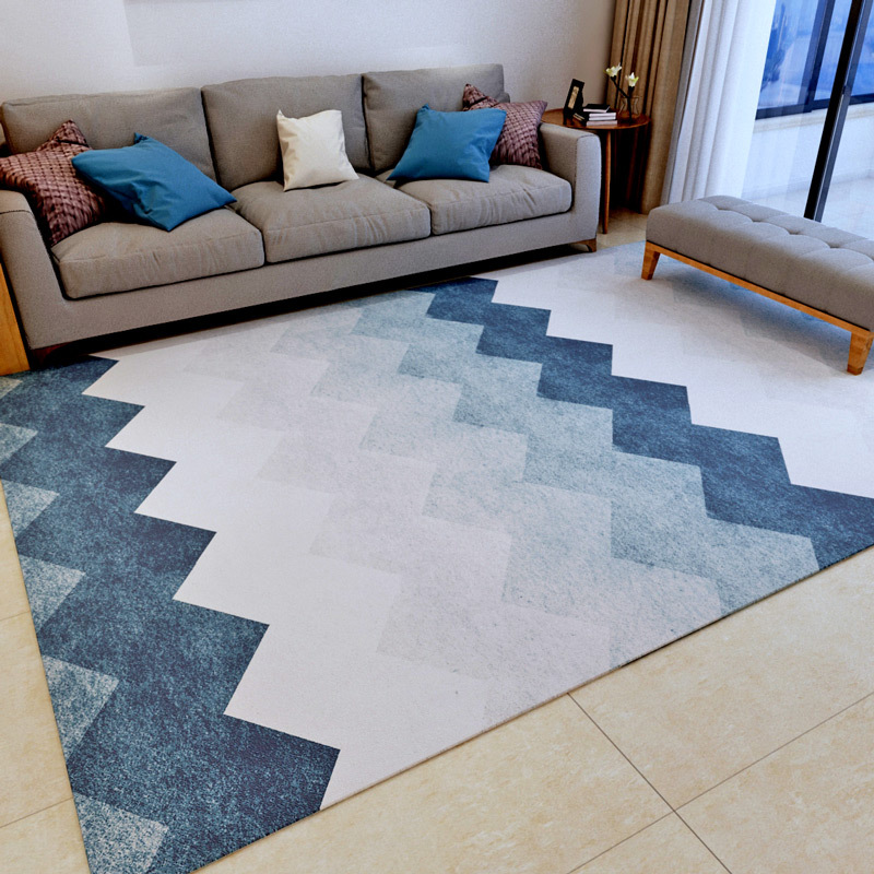 3D Printing Rectangular Carpet Nordic Geometric Door Mat Bedroom Bedside Blanket Custom Door Mat