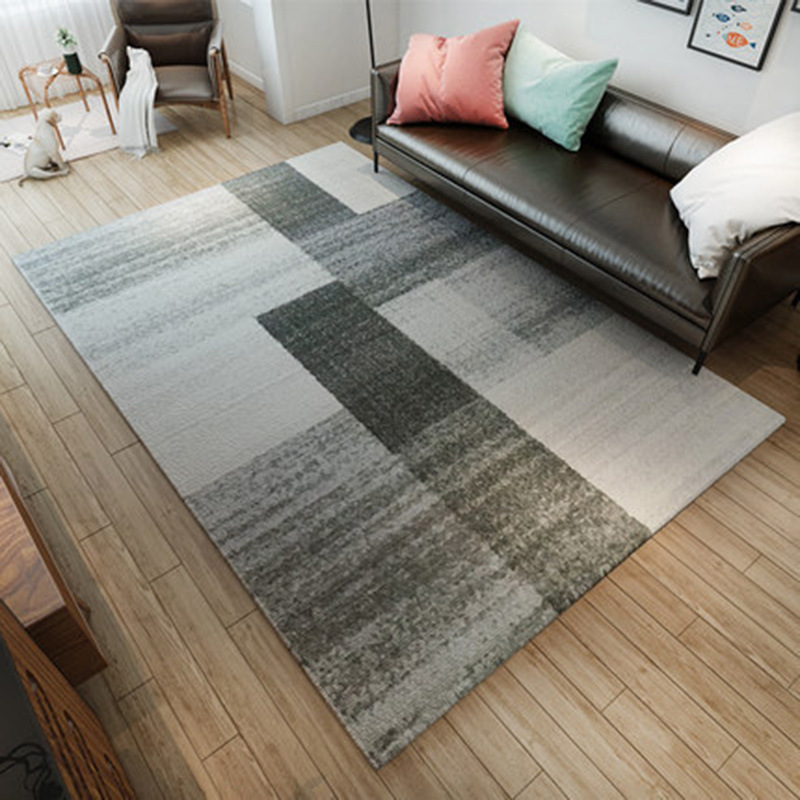 3D Printing Rectangular Carpet Nordic Geometric Door Mat Bedroom Bedside Blanket Custom Door Mat