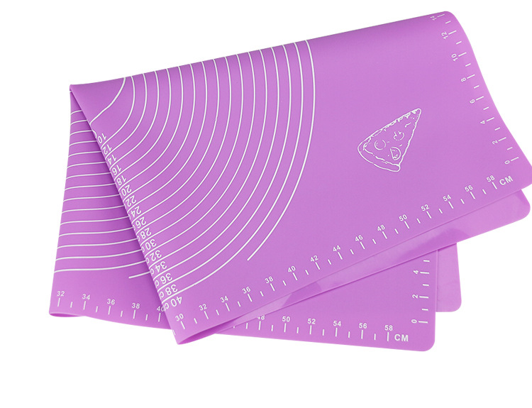 Household Kitchen Thick and High Temperature Resistant Silicone Dough Kneading 50*40 Scale Chopping Board Dough Rolling Pad Baking Tool Set Household Kitchen Thick and High Temperature Resistant Silicone Dough Kneading 50*40 Scale Chopping Board Dough Rolling Pad Baking Tool Set