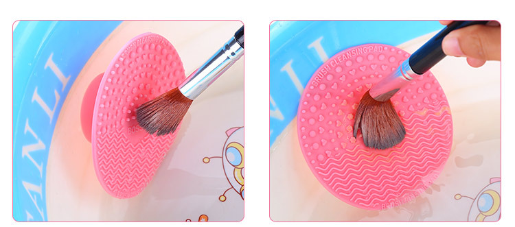 Silicone pad pad pad cleaning brush cleaning pad new beauty cosmetic brush tool Silicone pad pad pad cleaning brush cleaning pad new beauty cosmetic brush tool
