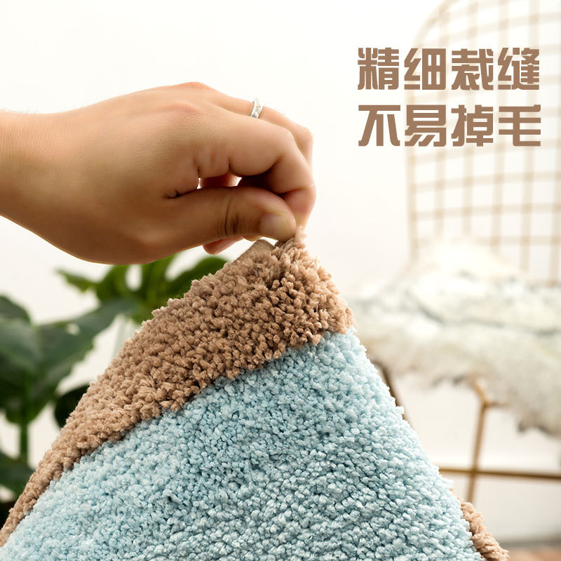 Cartoon Bathroom Non-Slip Floor Mat Bedroom Entrance Floor Mat Household Bathroom Absorbent Store Wash Basin Carpet Wholesale