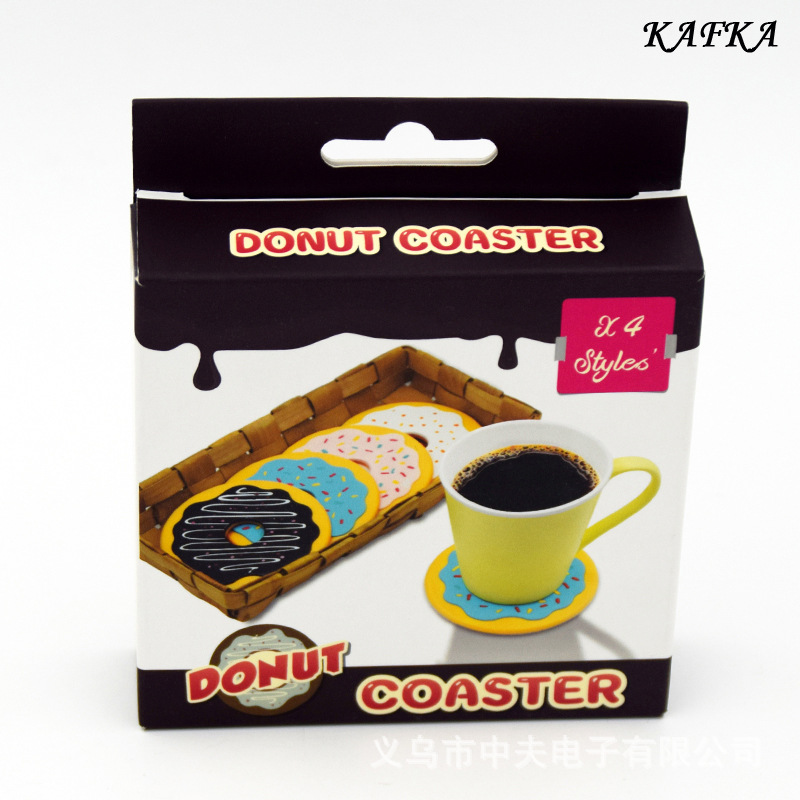 The new cookie coasters insulation pad silicone Coaster Set 4 The new cookie coasters insulation pad silicone Coaster Set 4