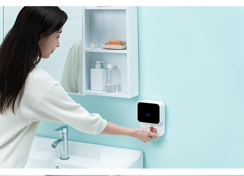 Upgraded X6 Wall-Mounted Automatic Inductive Soap Dispenser Foam Mobile Phone Soap Dispenser Hand Washing Machine Upgraded X6 Wall-Mounted Automatic Inductive Soap Dispenser Foam Mobile Phone Soap Dispenser Hand Washing Machine