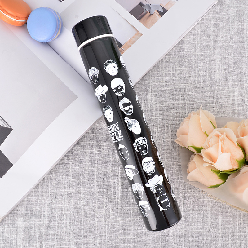Golden Hoop Stick Creative New Thermos Cup Fashion Gift Cup Stainless Steel Anti-Wolf Cup Car Home Daily Coffee Cup Golden Hoop Stick Creative New Thermos Cup Fashion Gift Cup Stainless Steel Anti-Wolf Cup Car Home Daily Coffee Cup