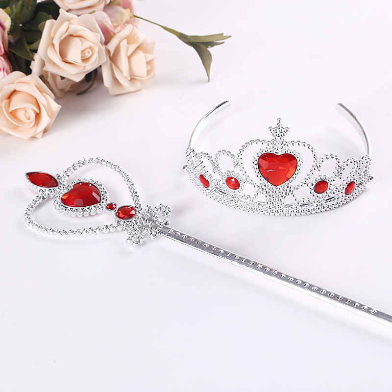 Frozen Crown Magic Stick Dressing Toys Colored Box Suite Baby Girl Princess Elsa Hair Accessories Factory Wholesale Frozen Crown Magic Stick Dressing Toys Colored Box Suite Baby Girl Princess Elsa Hair Accessories Factory Wholesale