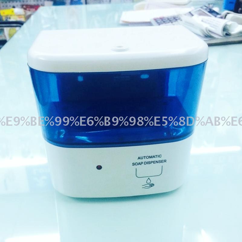 Intelligent sensor soap dispenser. Shower gel, shampoo. Hand sanitizer. Washing supplies
