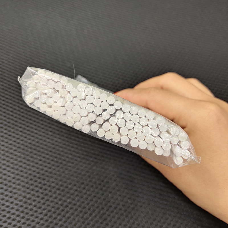 Environmentally friendly disposable degradable kraft paper tube 4*152mm white paper stick can be customized