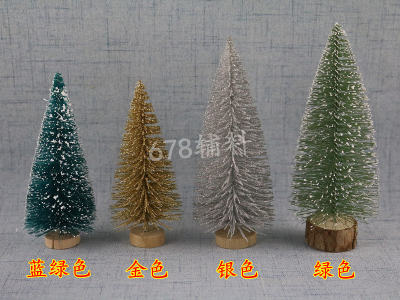Bag Christmas Decoration Gift Bag Mini Christmas Tree DIY Accessories Stick Snow Tasong
