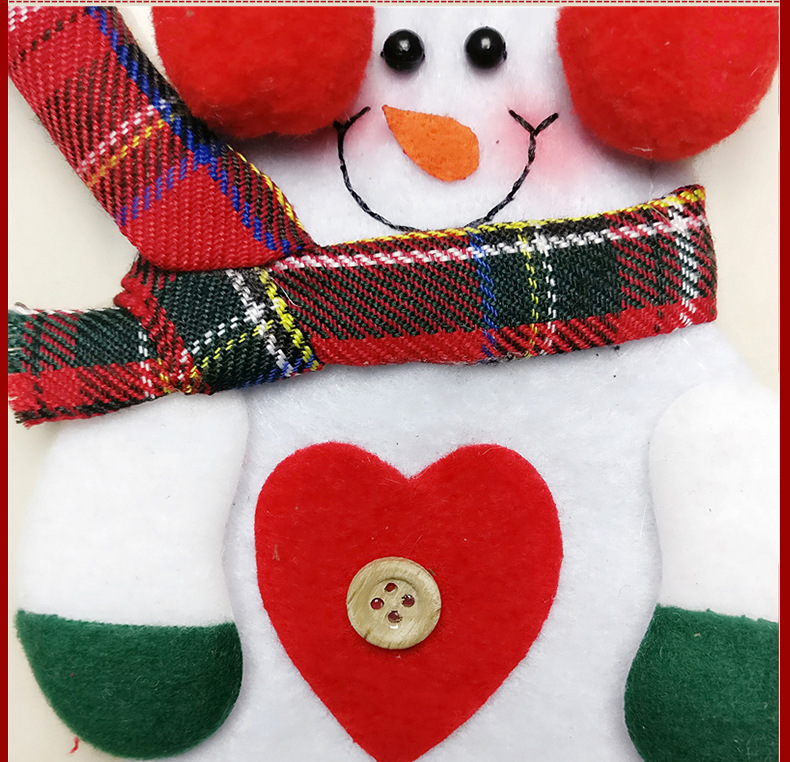 Christmas Hot Sale Christmas Dining-Table Decoration Small Christmas Hat Christmas Knife and Fork Set Bottle Cover